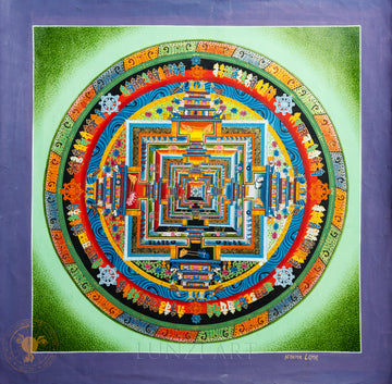 Handmade Eternal Universe Balance Kalachakra Mandala