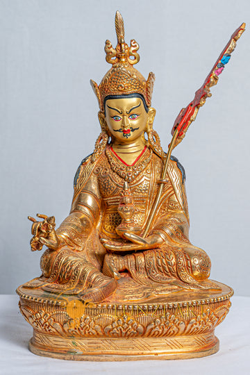 Guru Rinpoche(Padmasambhava)Statue | Antique Copper