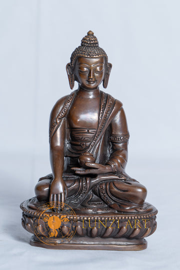 Copper Oxidized Sakhyamuni Buddha