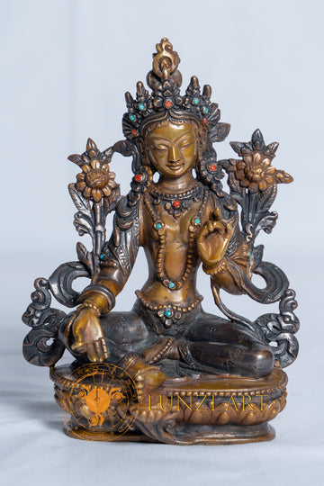 Copper Oxidized Green Tara