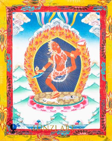 Hand-Painted Vajrayogini – The Dancing Flame of Wisdom
