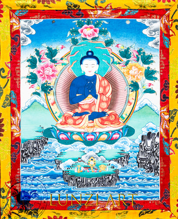 Hand-Painted Thangka Nagarjuna