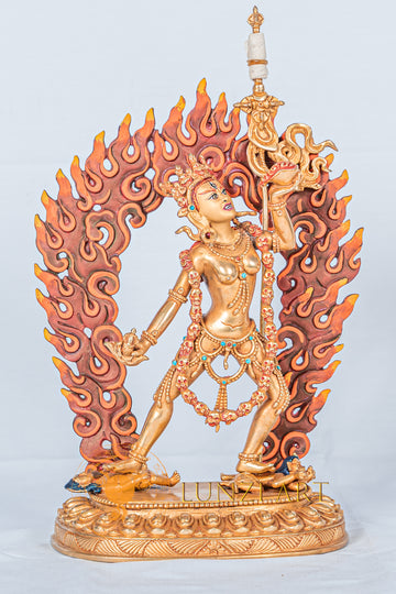 Vajrayogini Statue | Full Gold Plated