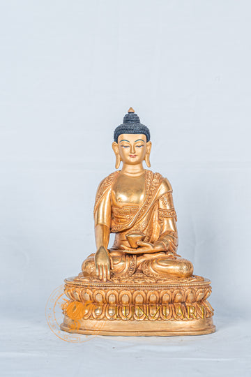 Shakyamuni Buddha Statue | Full Gold-Plated