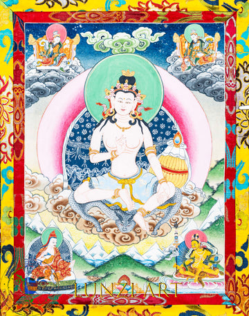 Hand Painted Garab Dorje Thangka - Thangka