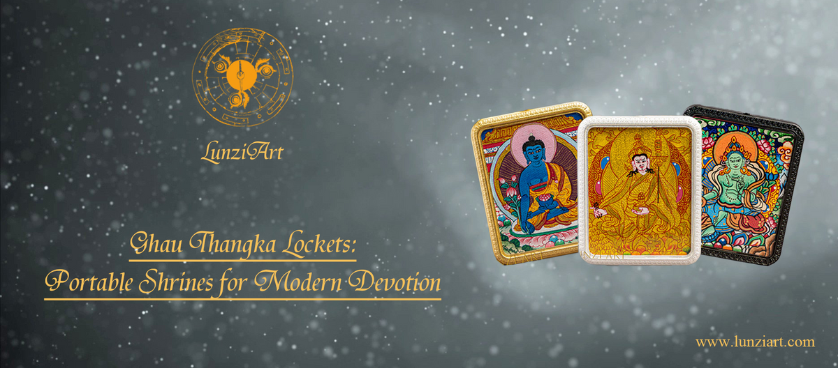 Discover the Sacred Power of Ghau Thangka Lockets: Portable Shrines for Modern Devotion