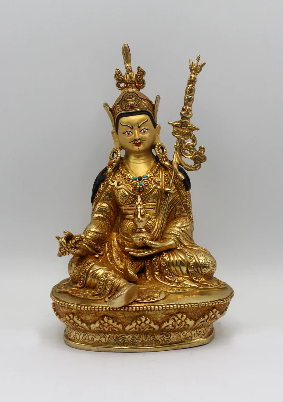 Guru Padmasambhava Gold plated