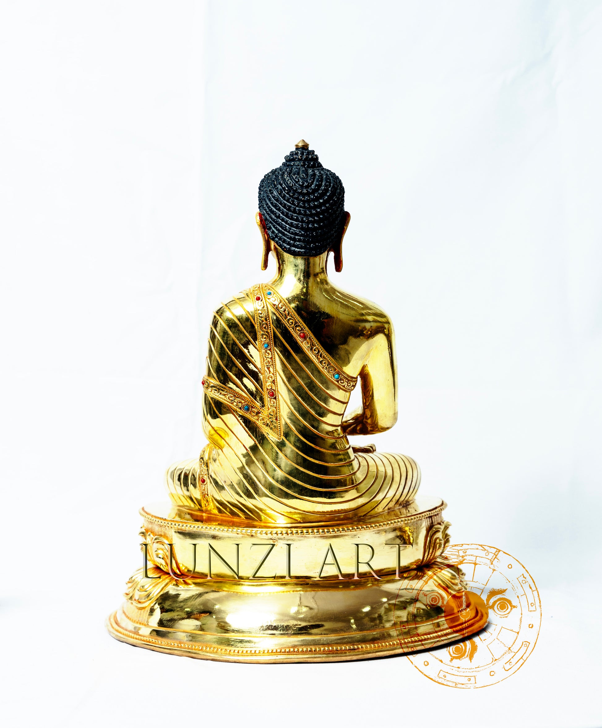 Copper Full Gold plated Amitabha Buddha - statues