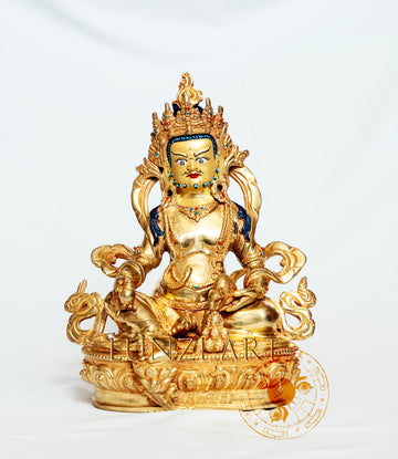 纯铜鎏金“赞巴拉坐像”
