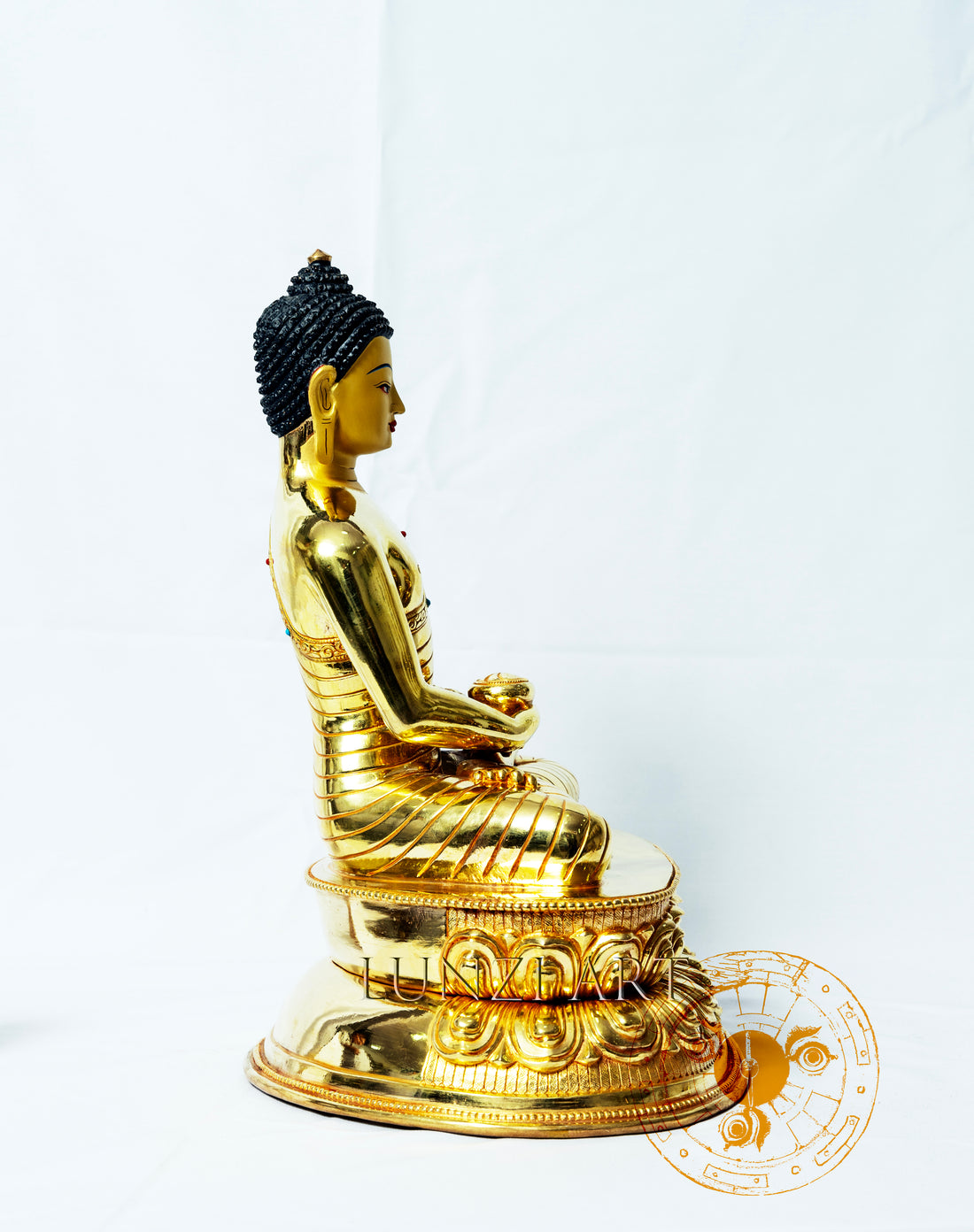 Copper Full Gold plated Amitabha Buddha