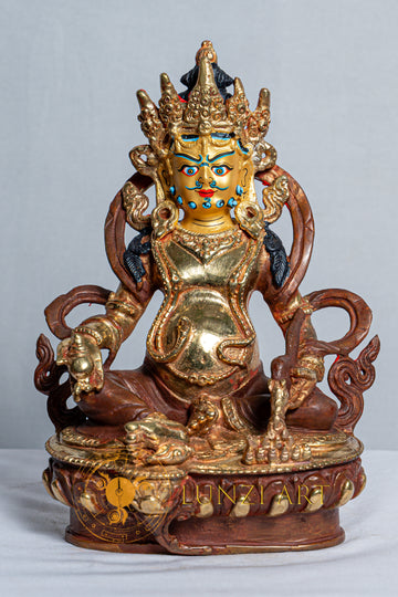 Zambala (Jambhala) Statue |  Copper with Mercury Gold Plating