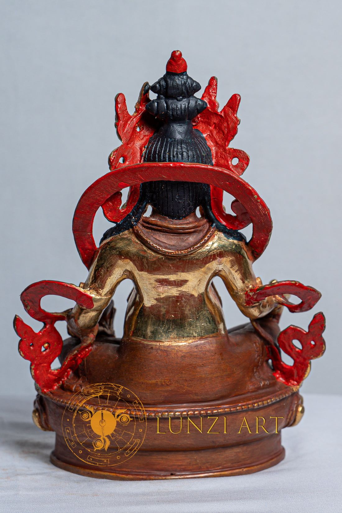 Zambala (Jambhala) Statue |  Copper with Mercury Gold Plating