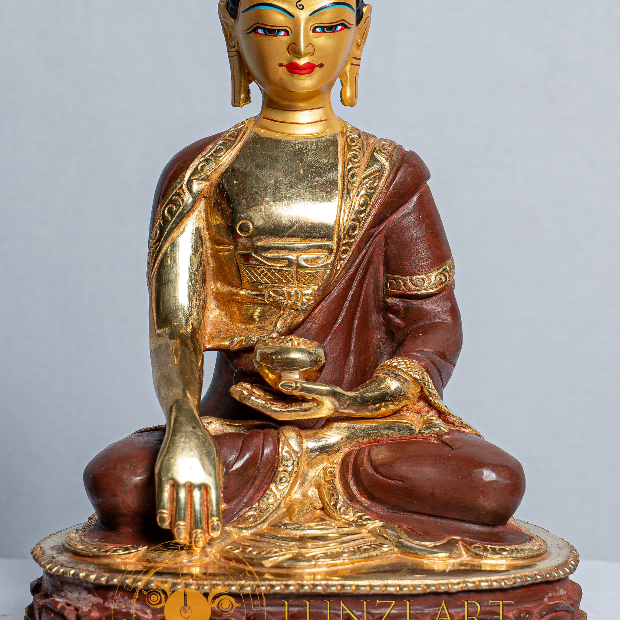 Medicine Buddha Healing buddha Statue | Mercury Gold Plated on Copper