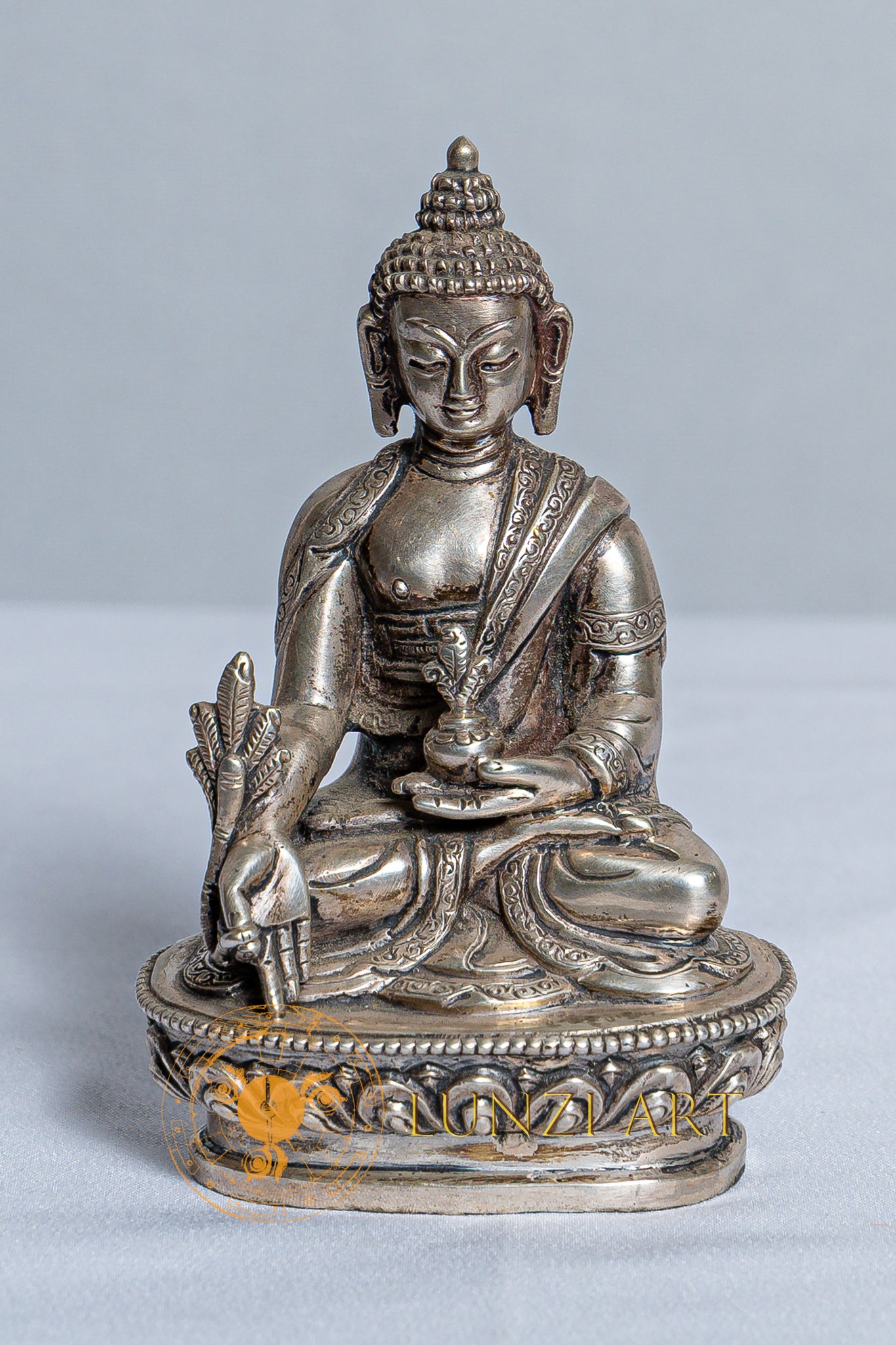 Medicine Buddha Healing buddha Statue | Pure Silver