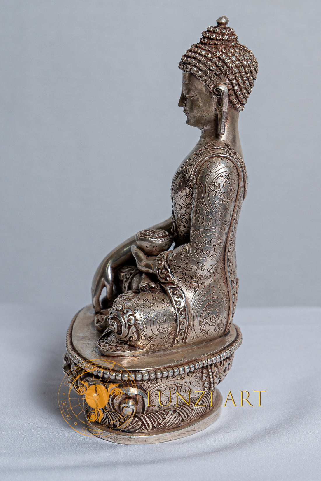 Pure Silver Shakyamuni Buddha