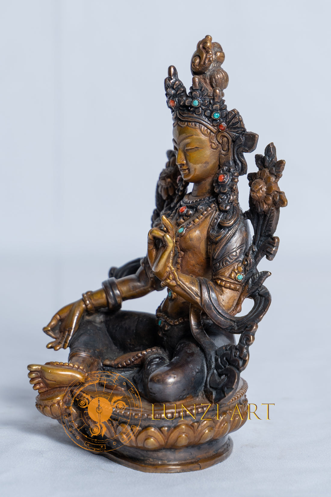 Copper Oxidized Green Tara