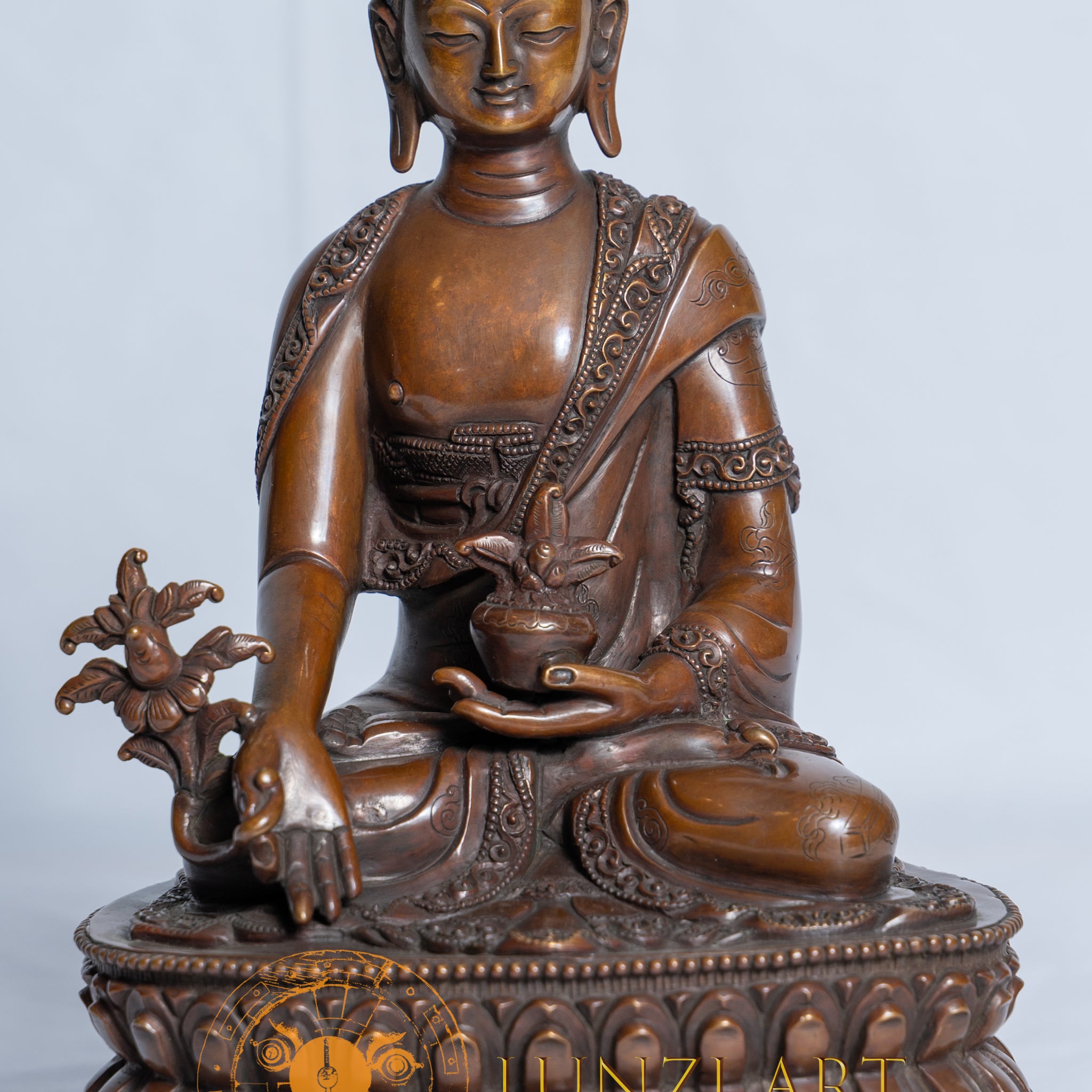 Copper Oxidized Medicine Buddha
