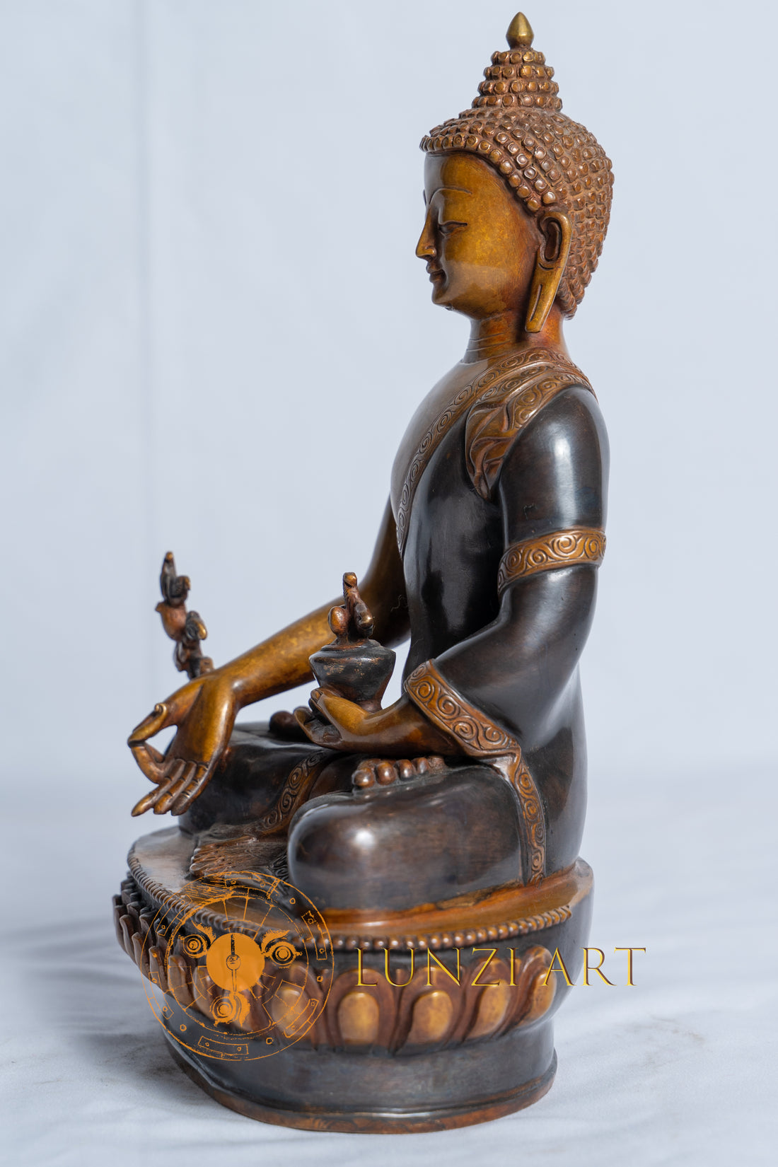 Copper Oxidized Medicine Buddha
