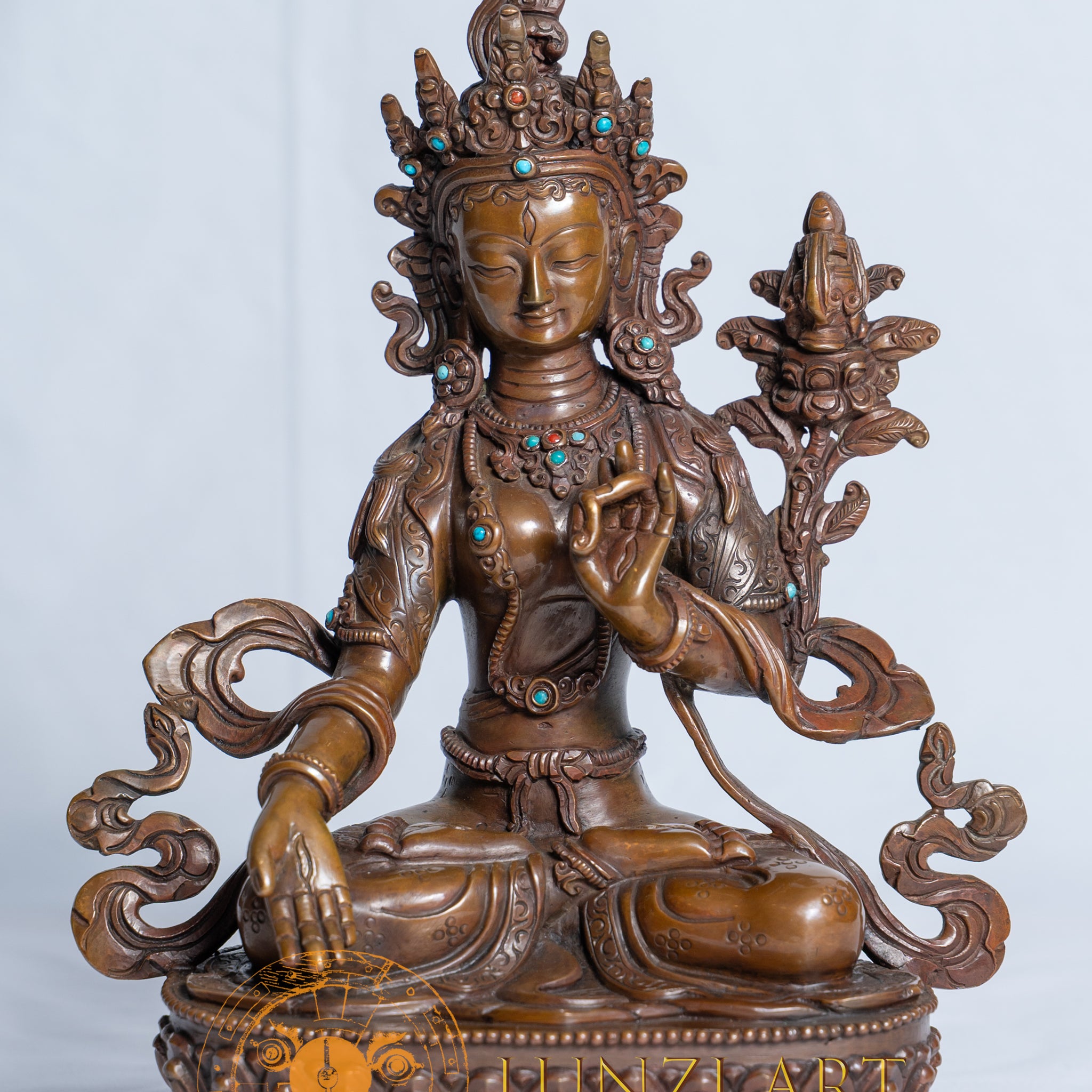 Copper Oxidized White Tara