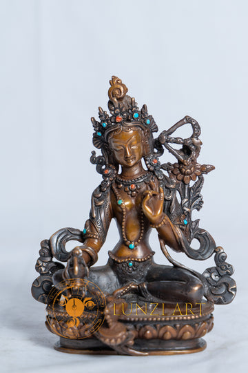 Red Tara Statue | Pure Copper