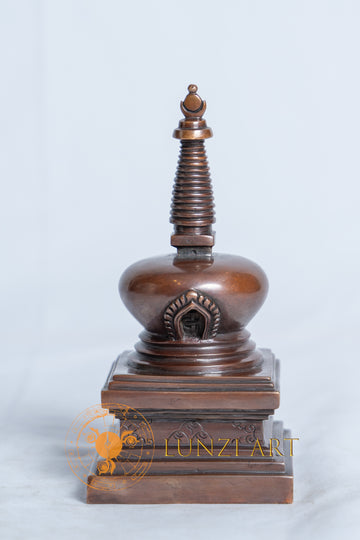 Namgyal Stupa Statue | Pure Copper
