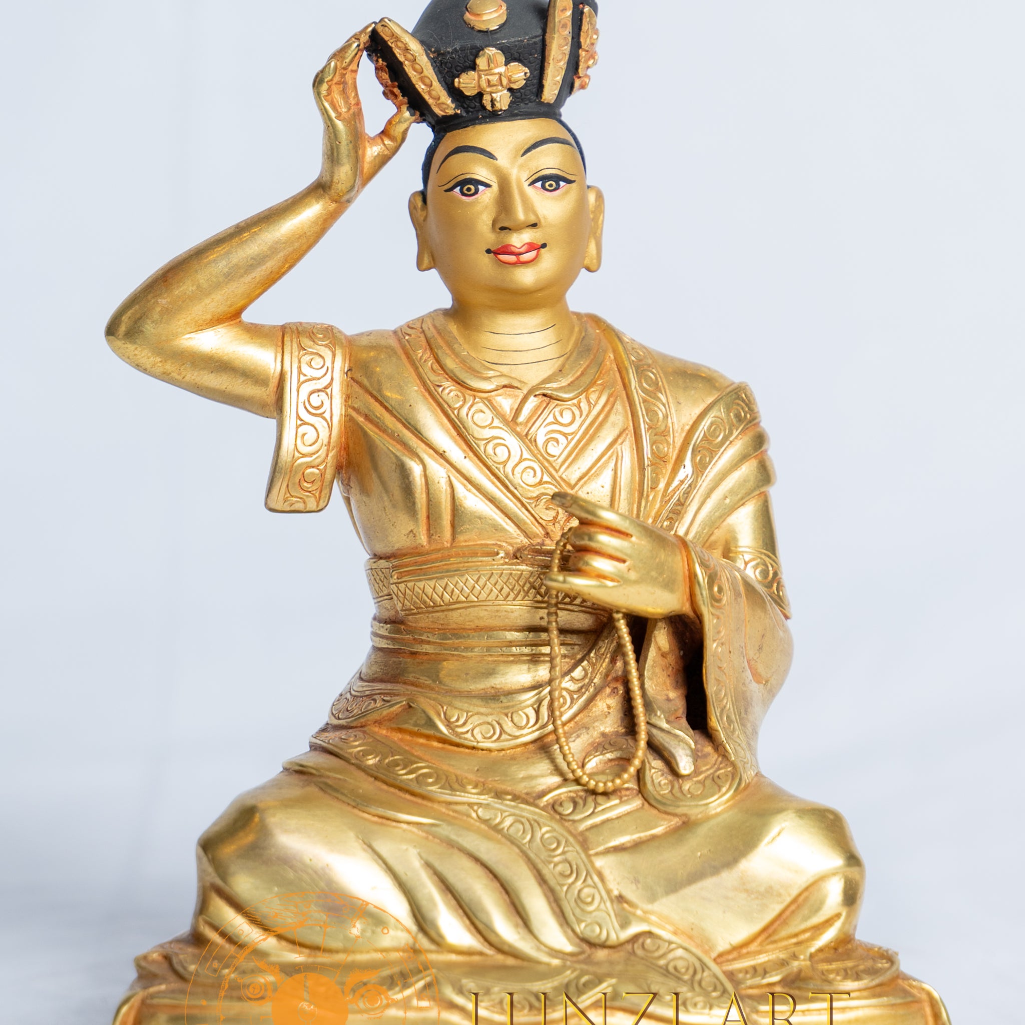 Karmapa Statue | Pure Copper with 24k Gold Plating