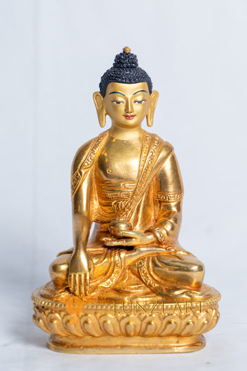 Shakyamuni Buddha Statue | 24k Full Gold Plated