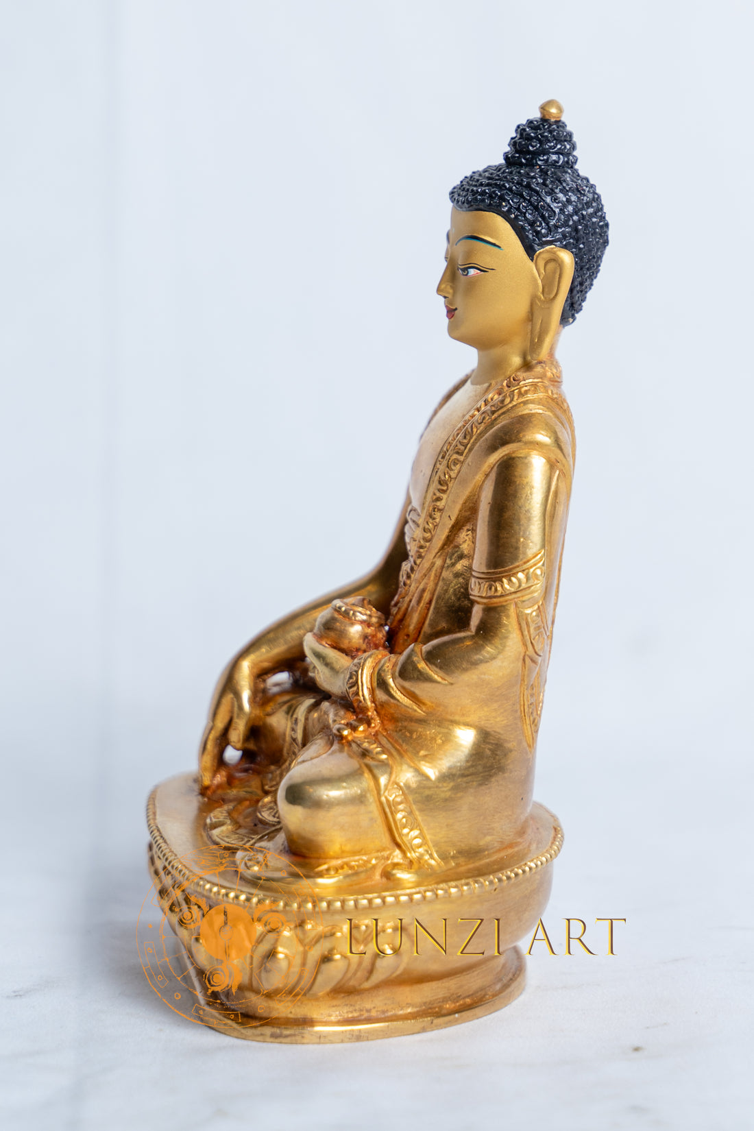Shakyamuni Buddha Statue | 24k Full Gold Plated