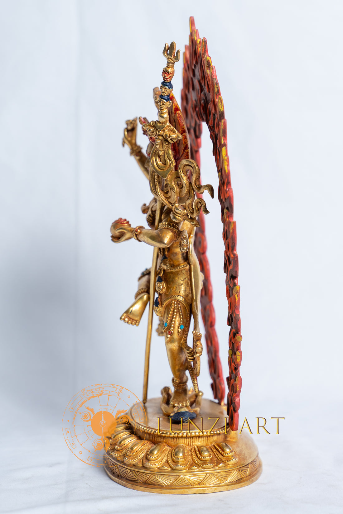 Vajravarahi (Dorje Phagmo) Statues | 24k Full Gold Plated