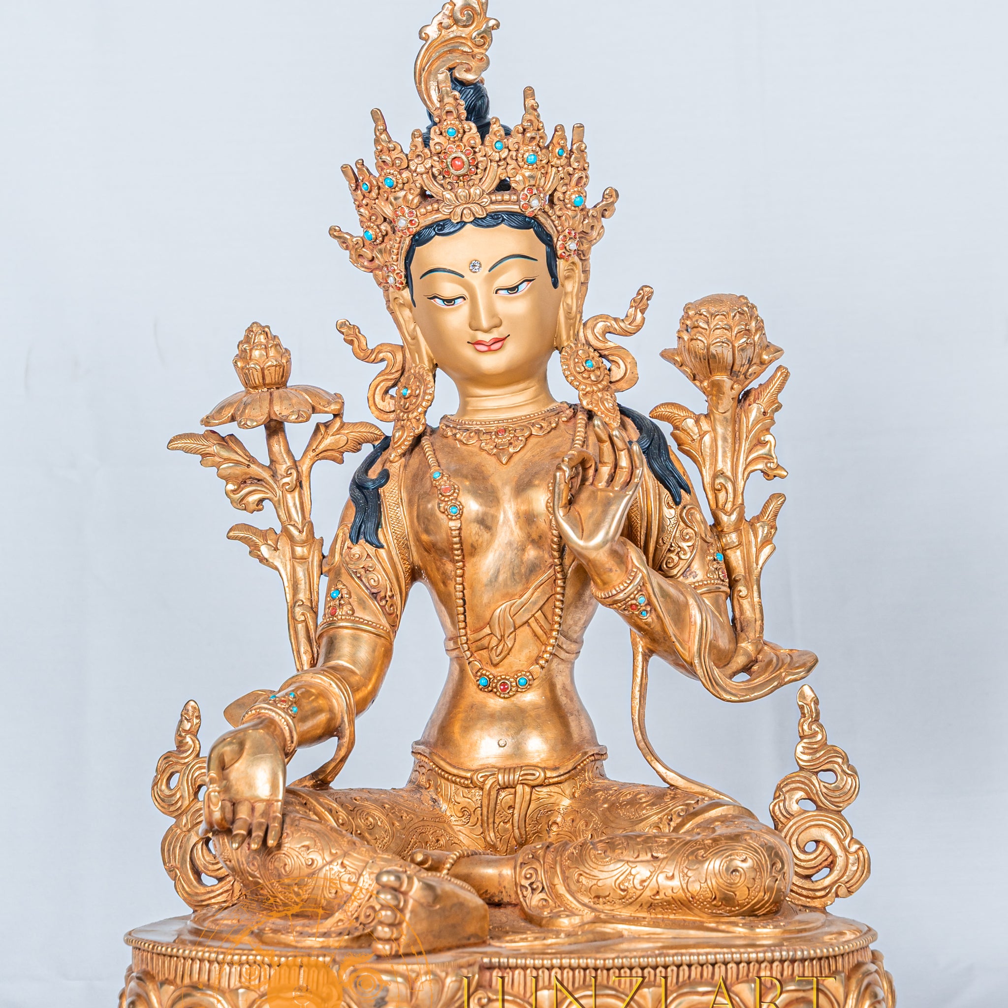 Green Tara | Full Gold Plated