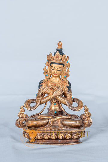 Vajradhara | Half Gold Plated Statue