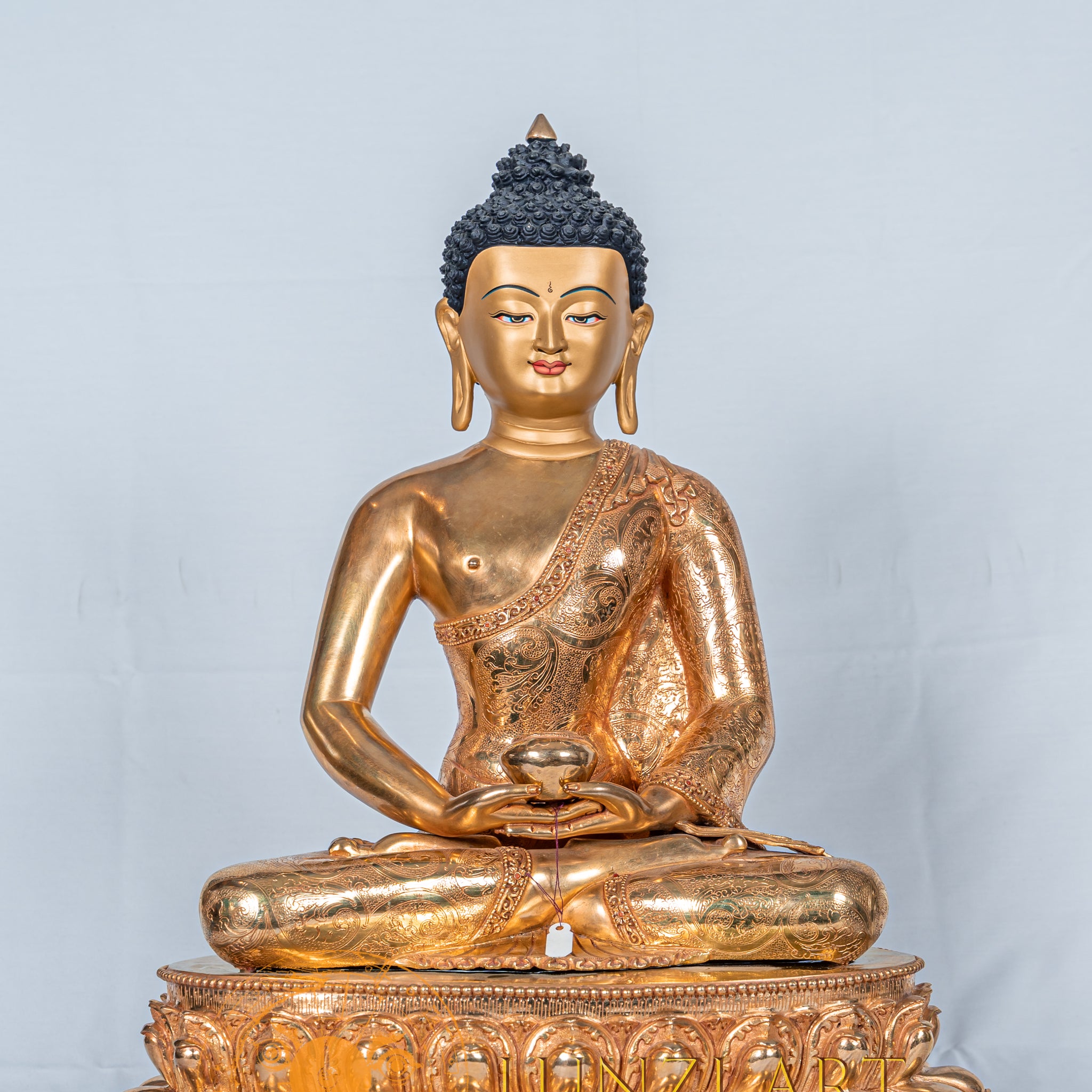 Copper Full Gold Plated Amitabha Buddha