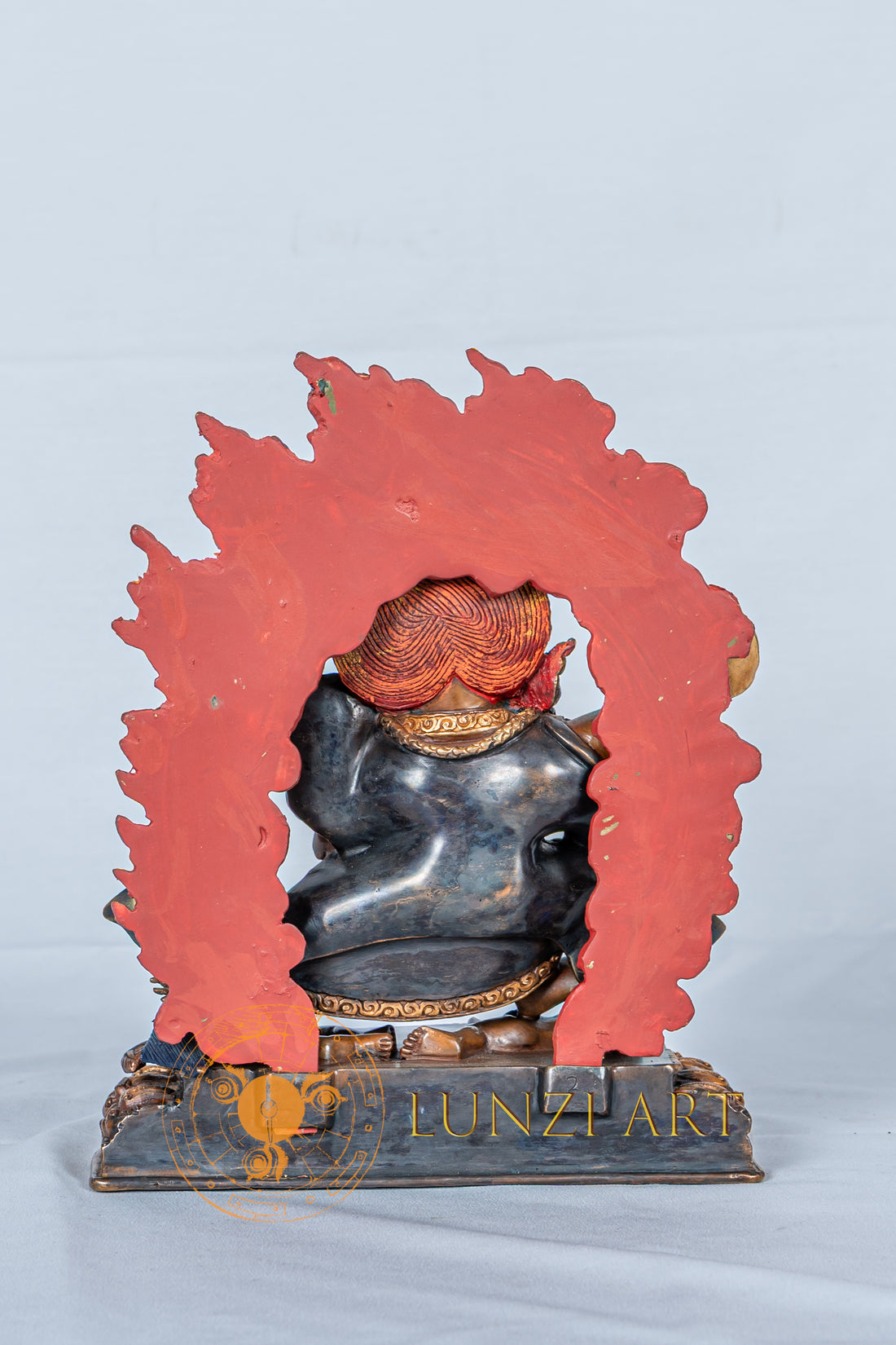 Mahakala | Half Gold Plated  Statue