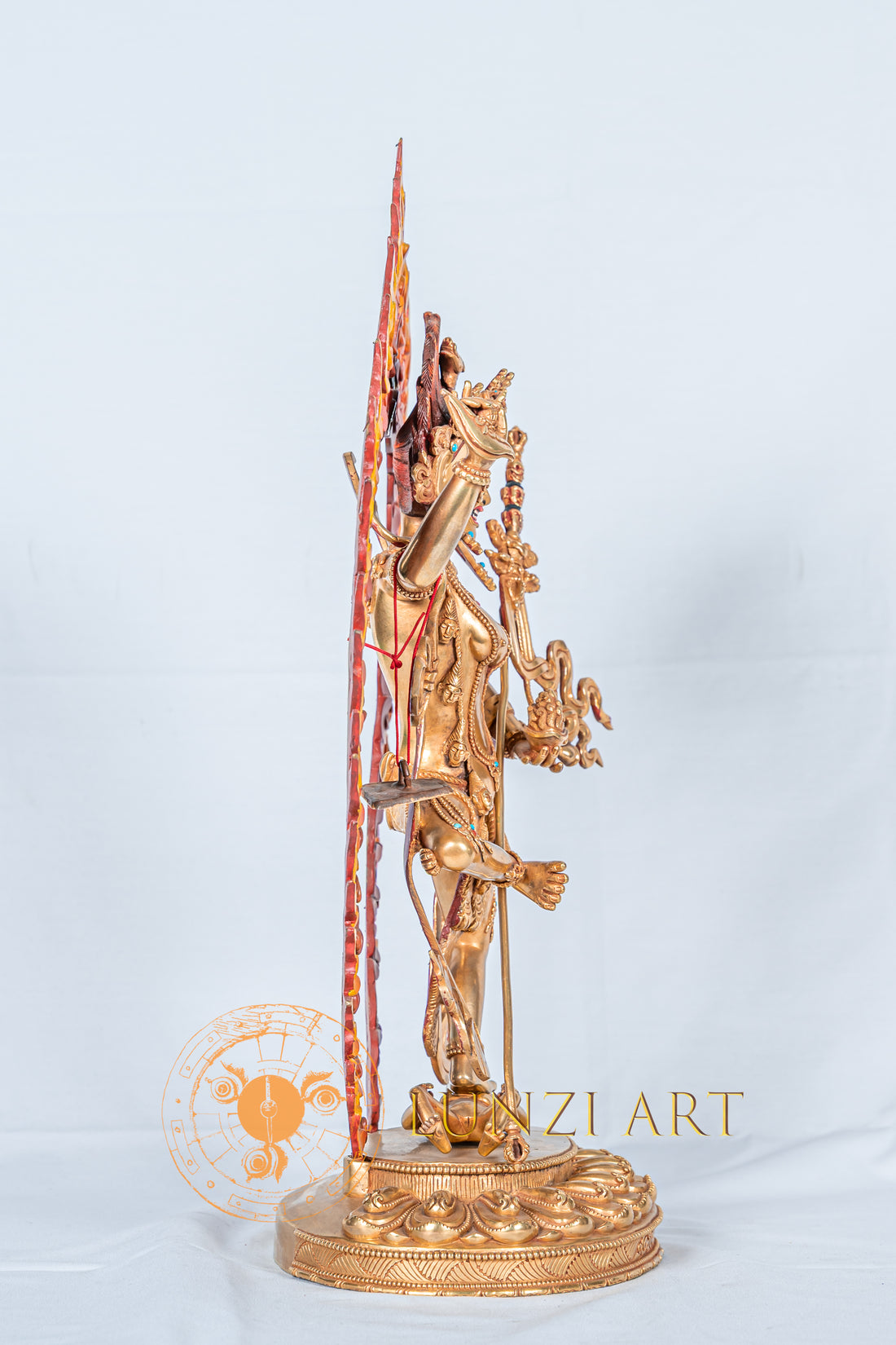 Vajra Varahi Statue | Copper with Full Gold Plating