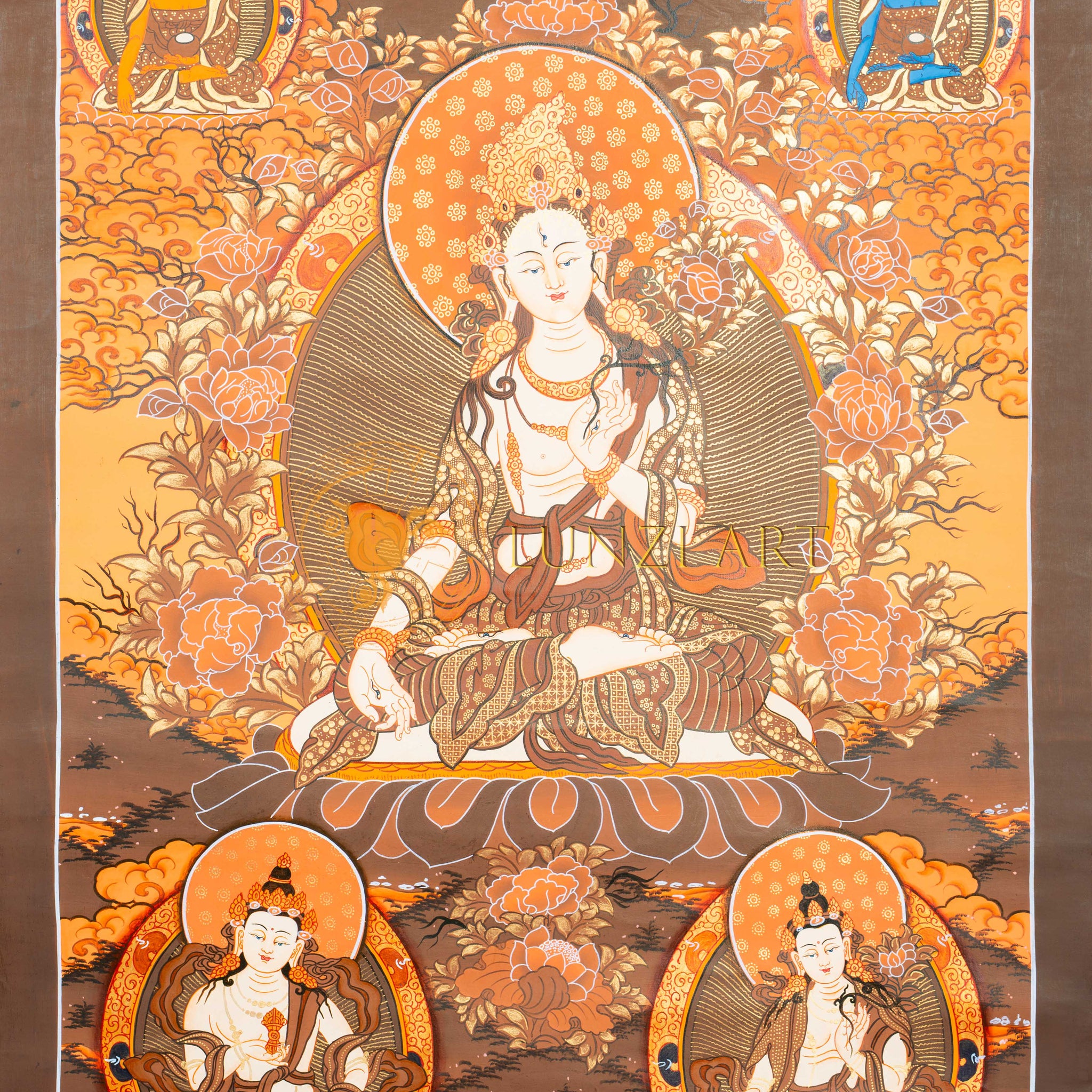 Thangka di Tara Bianca