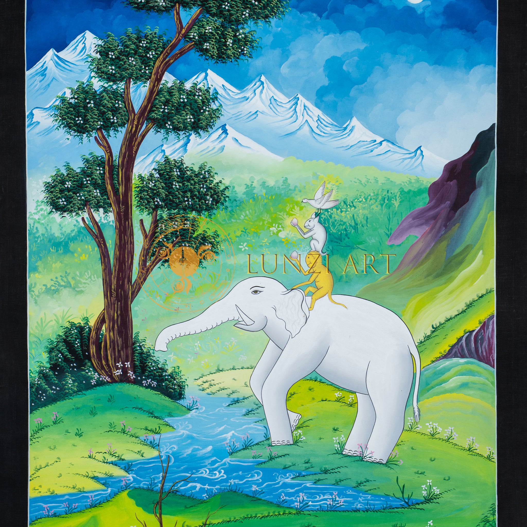Thangka dell'armonia lunare