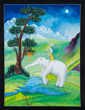 Thangka dell'armonia lunare