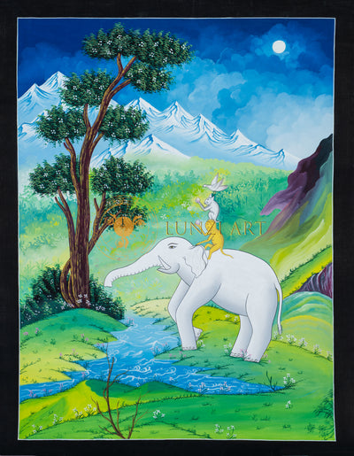 Lunar Harmony Thangka