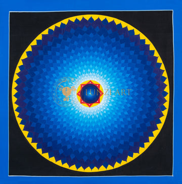 Mandala Thangka della fioritura celeste