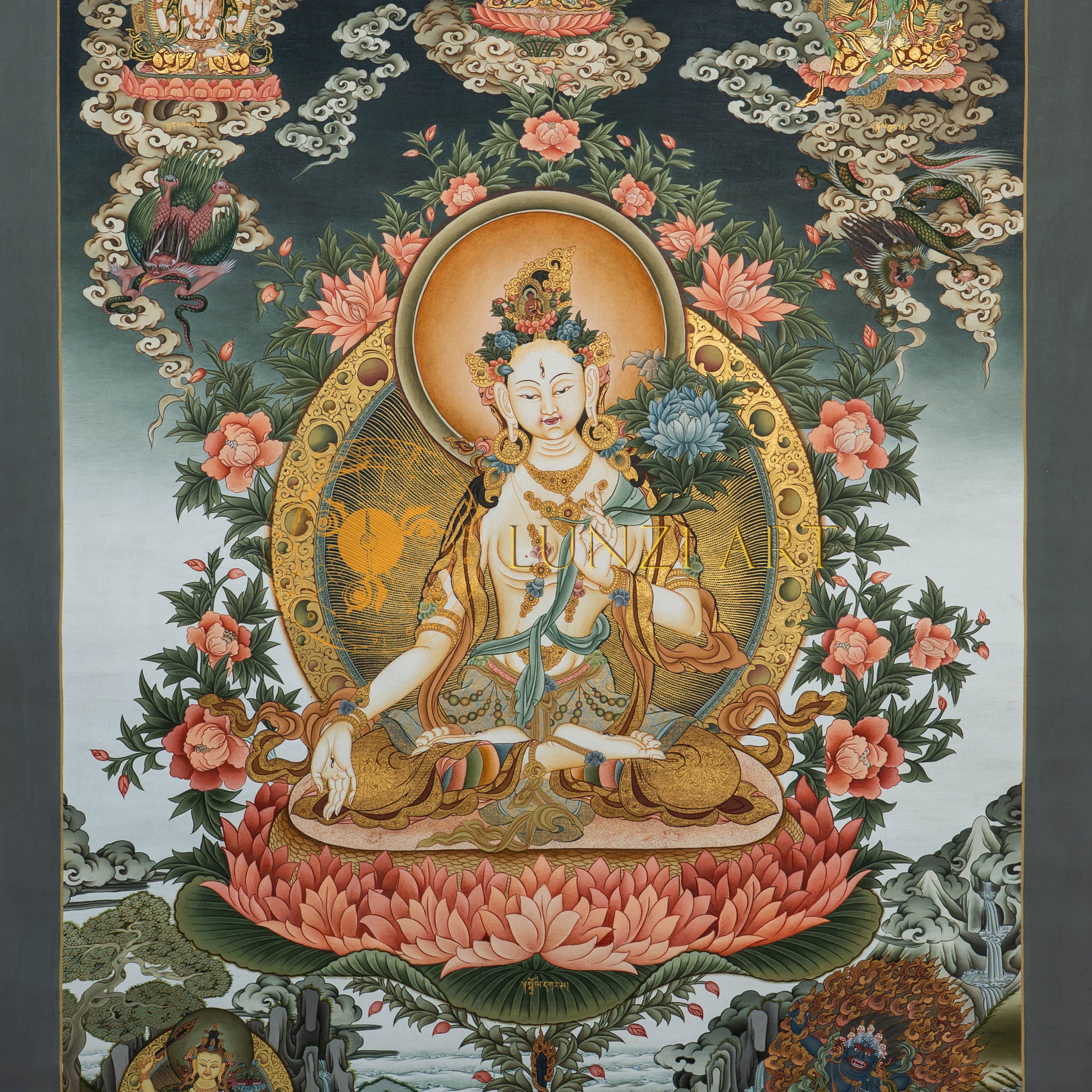 White Tara Thangka: The Divine Mother of Longevity