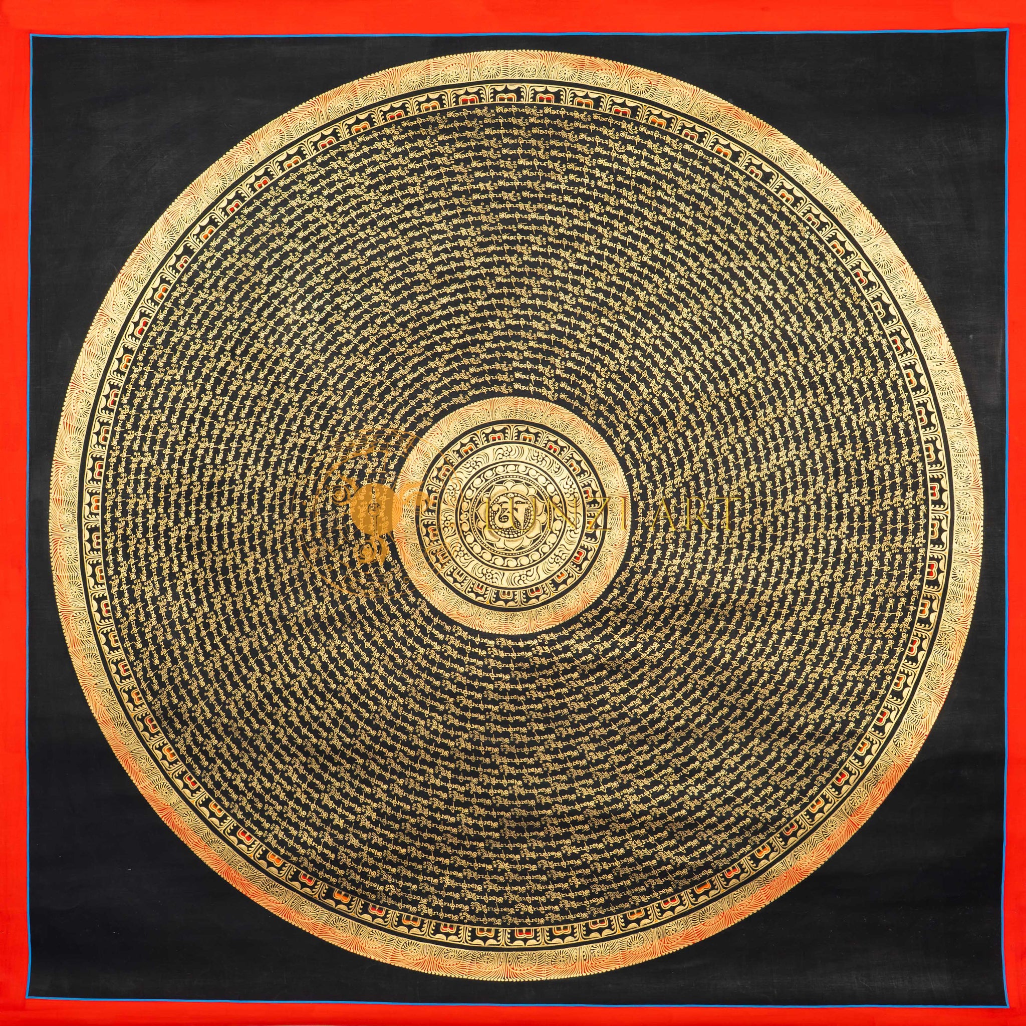 Om Mantra Mandala Thangka