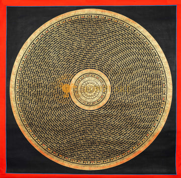 Om Mantra Mandala Thangka