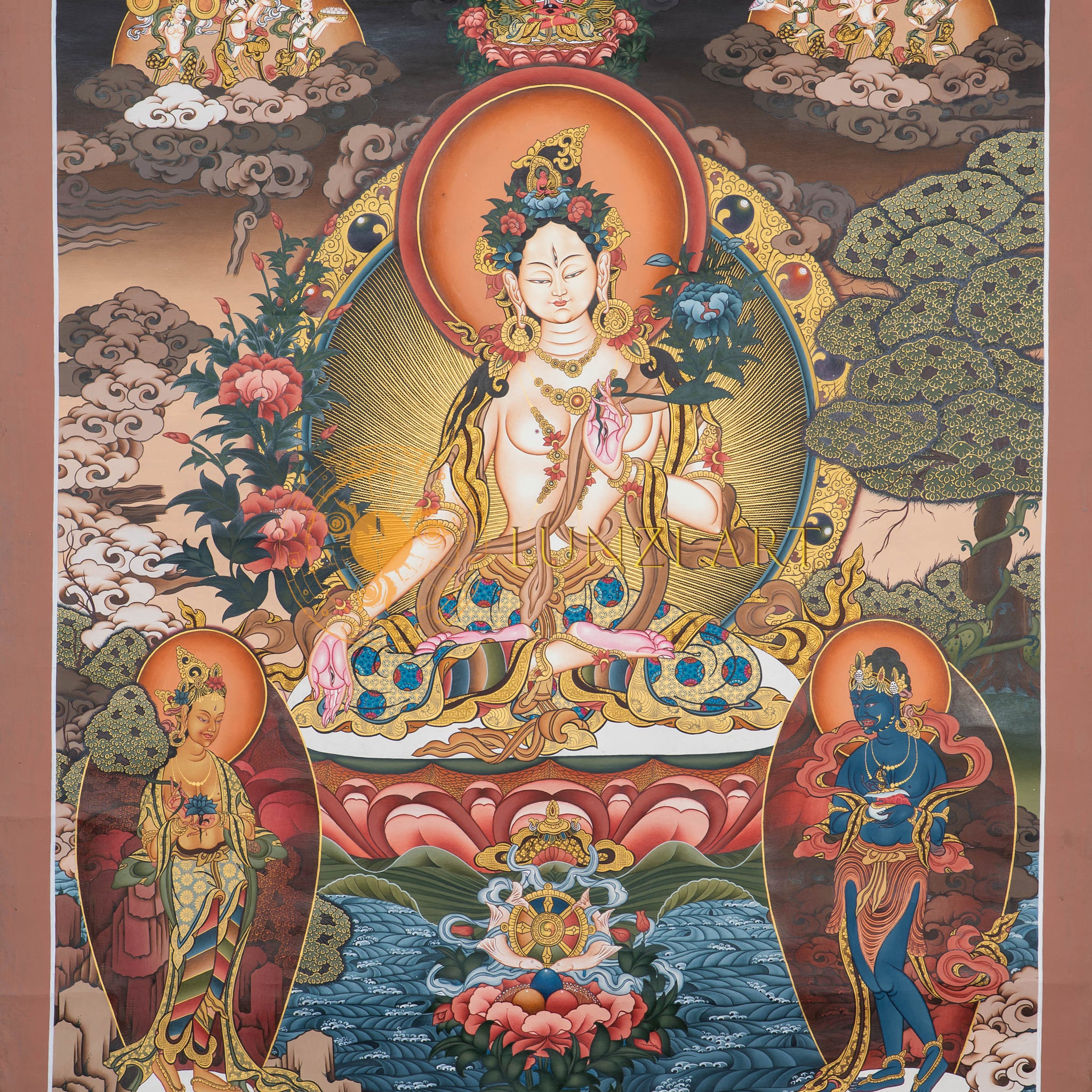 Thangka of the Healing Light: White Tara