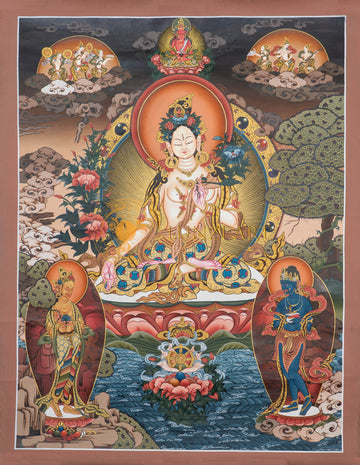Thangka of the Healing Light: White Tara