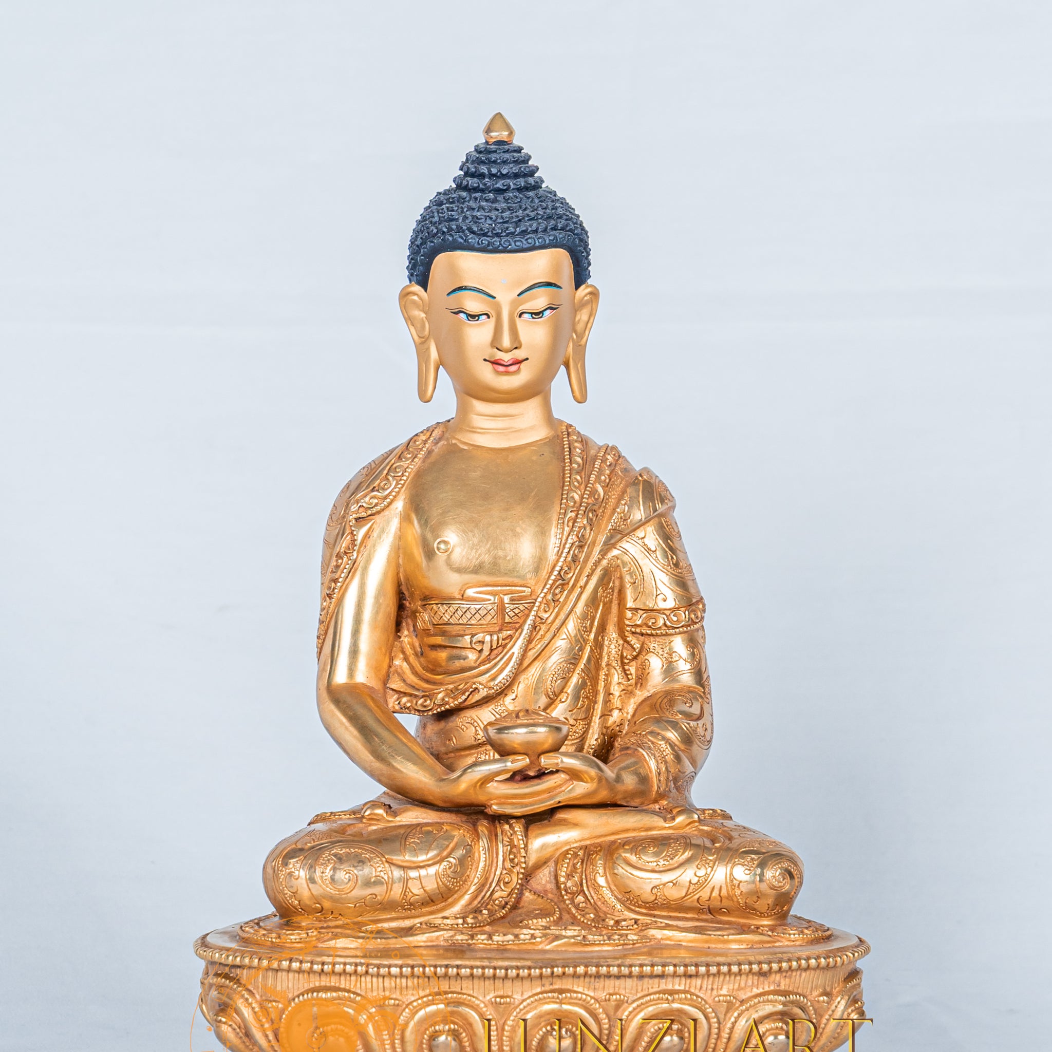 Amitabha buddha Statue | Fully Gold-Plated Copper