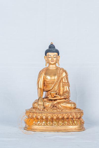 Shakyamuni Buddha Statue | Full Gold-Plated