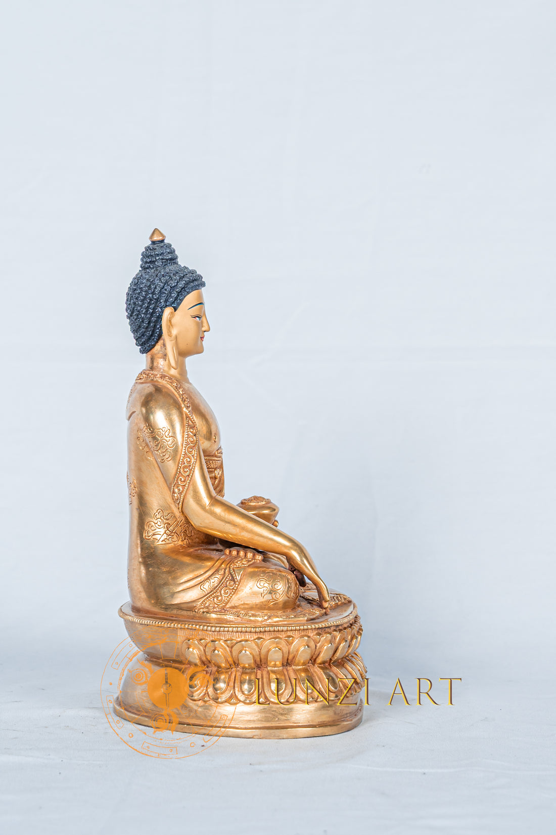 Shakyamuni Buddha Statue | Full Gold-Plated