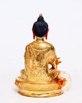 Full Gold-Plated Brass Medicine Buddha - statues