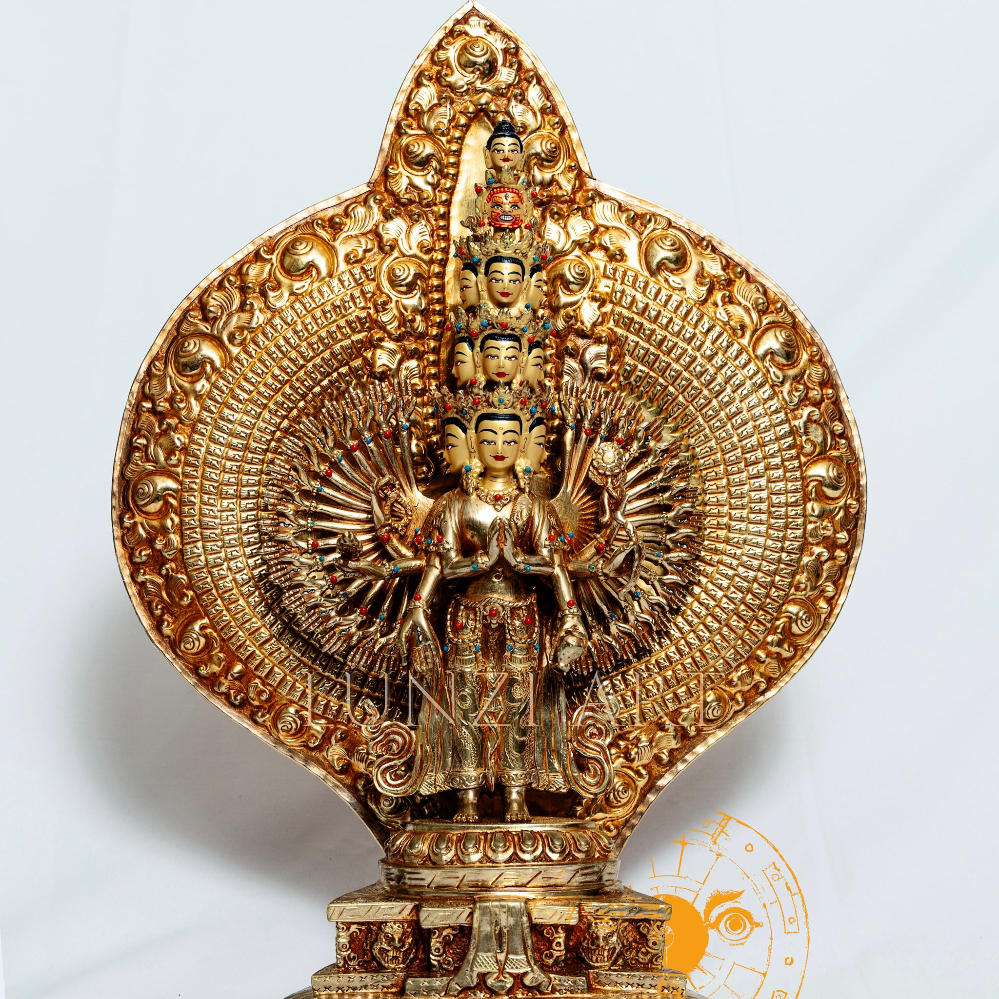 Full Gold plated Avalokiteshvara - statues