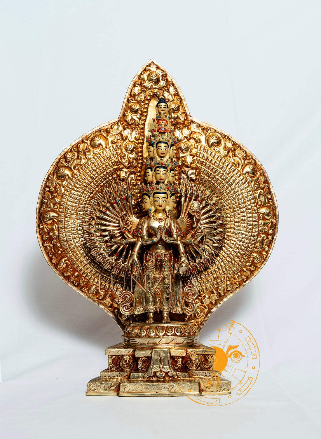 Full Gold plated Avalokiteshvara - statues